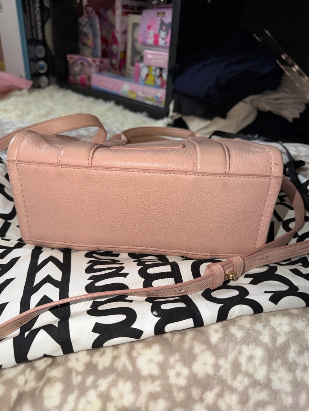 Marc Jacobs Pink The Tote Bag - Leather Tote - Picture 8 of 8